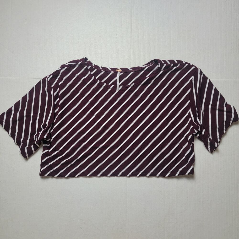 Free People Striped Crop Top SZ Small